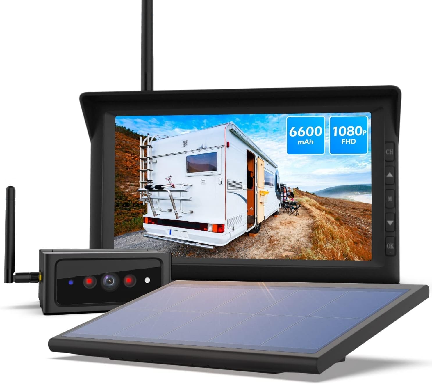 AUTO-VOX Solar4 ソーラー ワイヤレスバックモニター