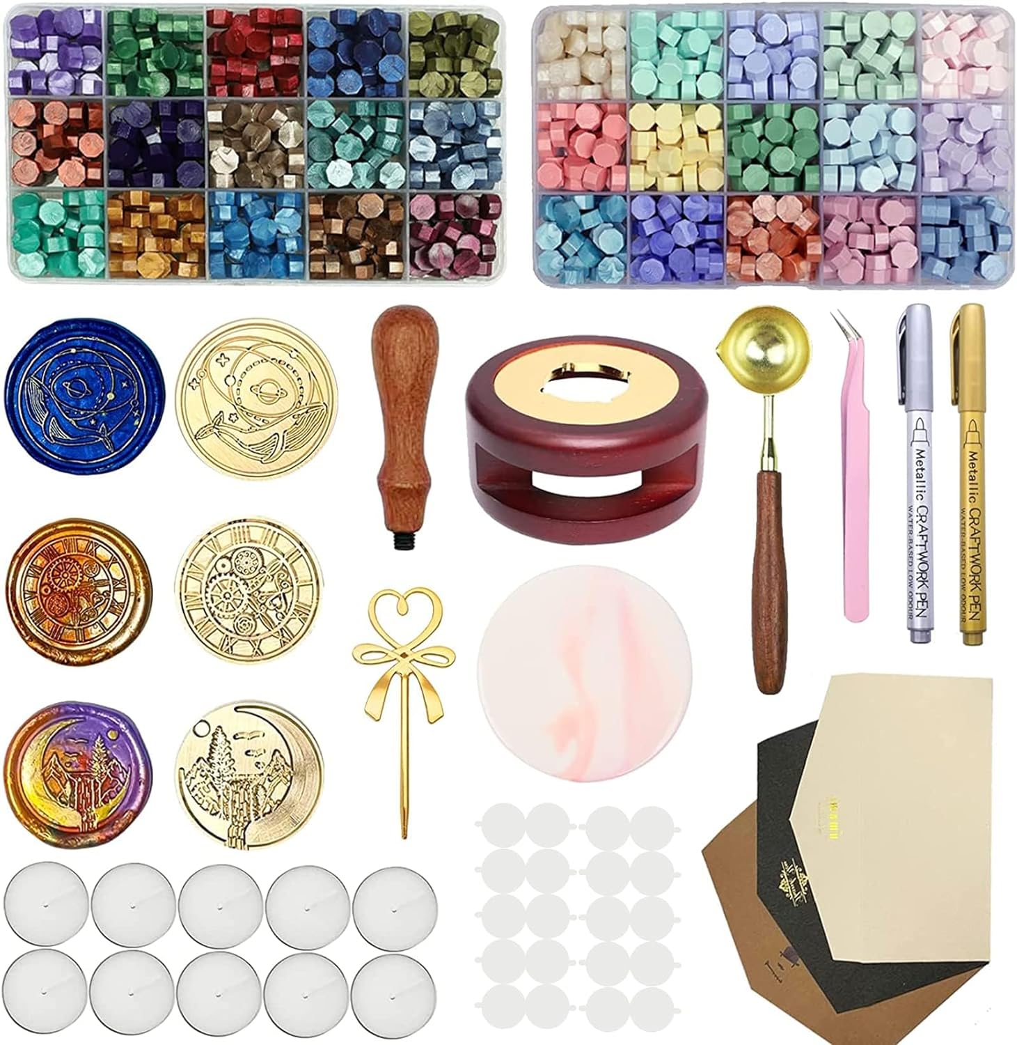 シーリングスタンプセット 30 色