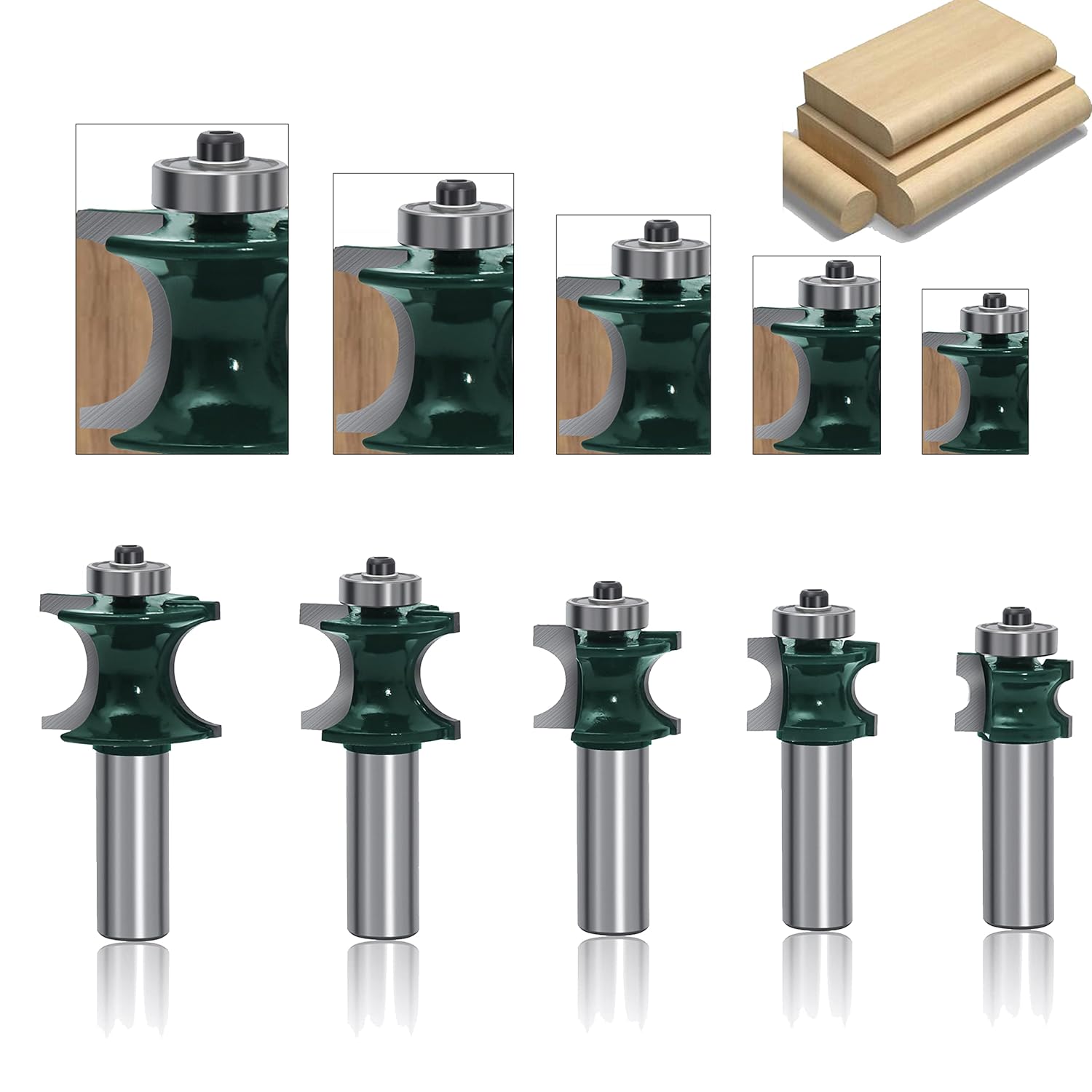 ルータービットセット 5 PCS