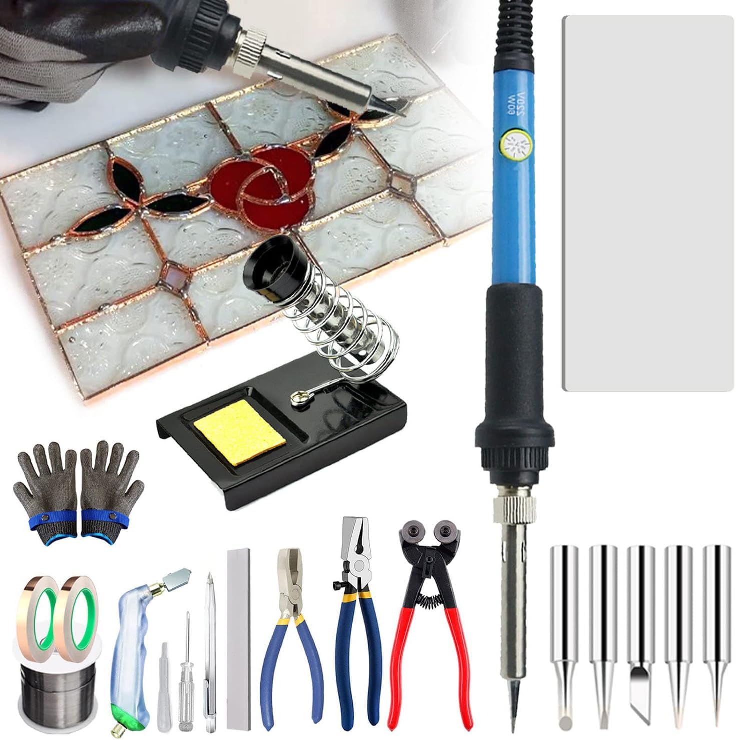 ステンドグラススターターツールセット