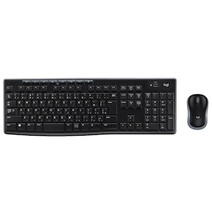ロジクールワイヤレスキーボード・マウス コンボ 日本語配列108キー（ブラック）Logicool Wireless Combo MK270MK270B